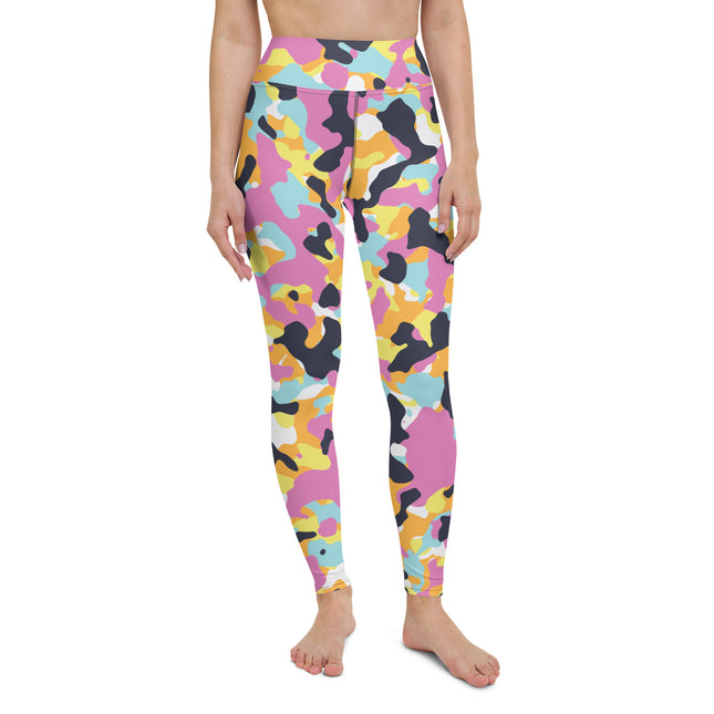 Leggings de cintura alta con estampado de camuflaje Sunset Mirage