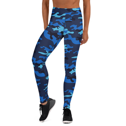 Midnight Marine Sport Camo High-Waisted Leggings