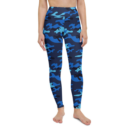 Midnight Marine Sport Camo High-Waisted Leggings