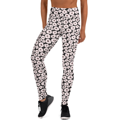 Leggings de cintura alta Noir Bloom