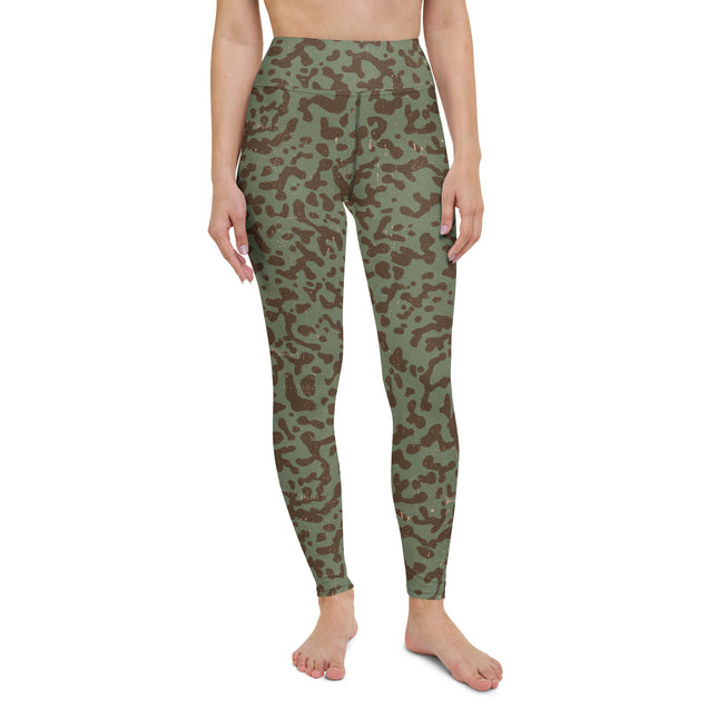 Woodland Abstract High-Waisted Leggings