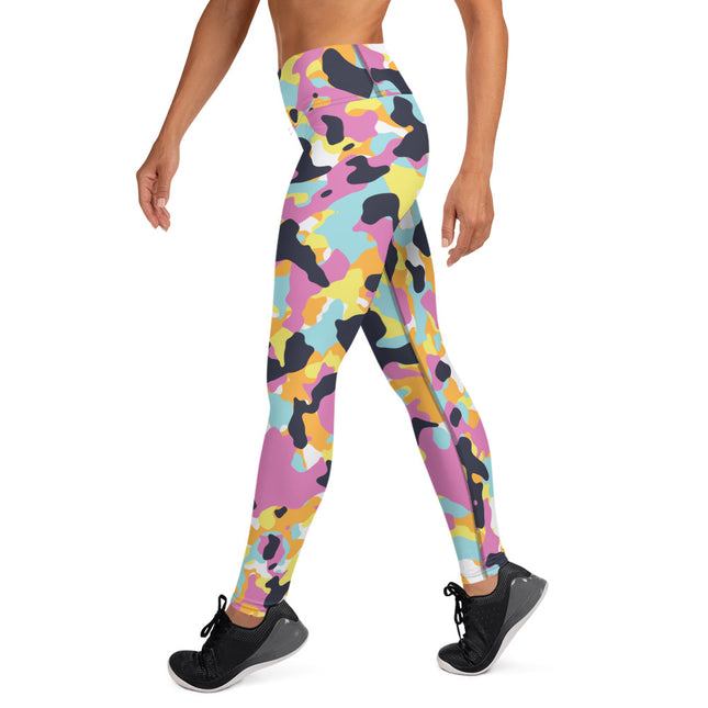 Leggings de cintura alta con estampado de camuflaje Sunset Mirage