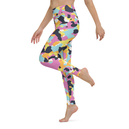 Leggings de cintura alta con estampado de camuflaje Sunset Mirage