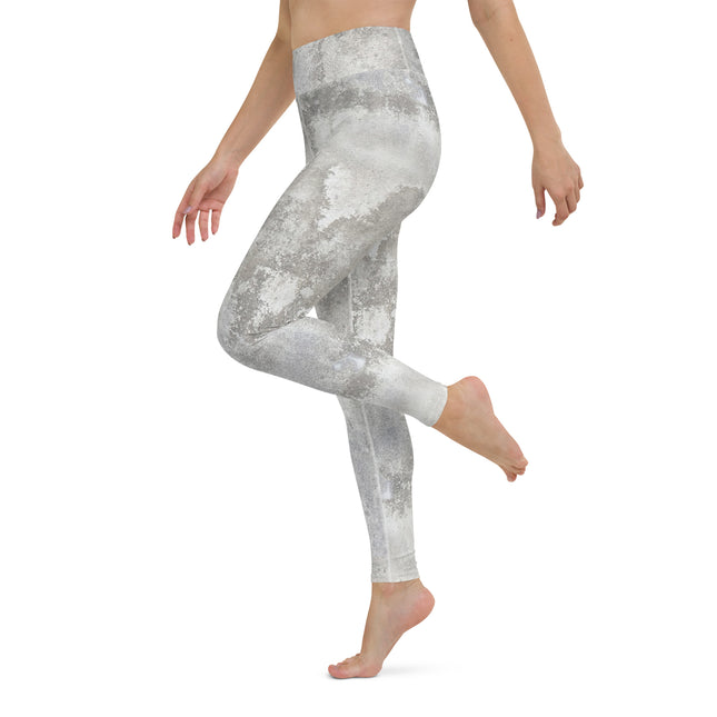 Stone Grunge High-Waisted Leggings