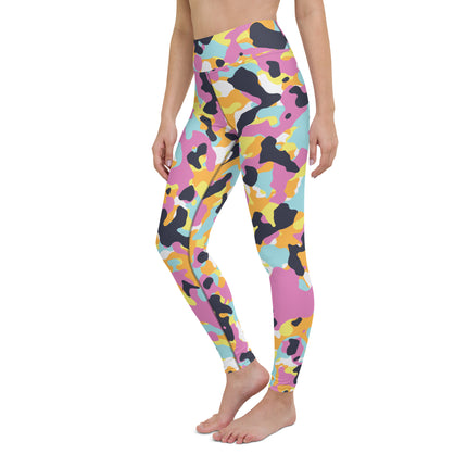 Leggings de cintura alta con estampado de camuflaje Sunset Mirage