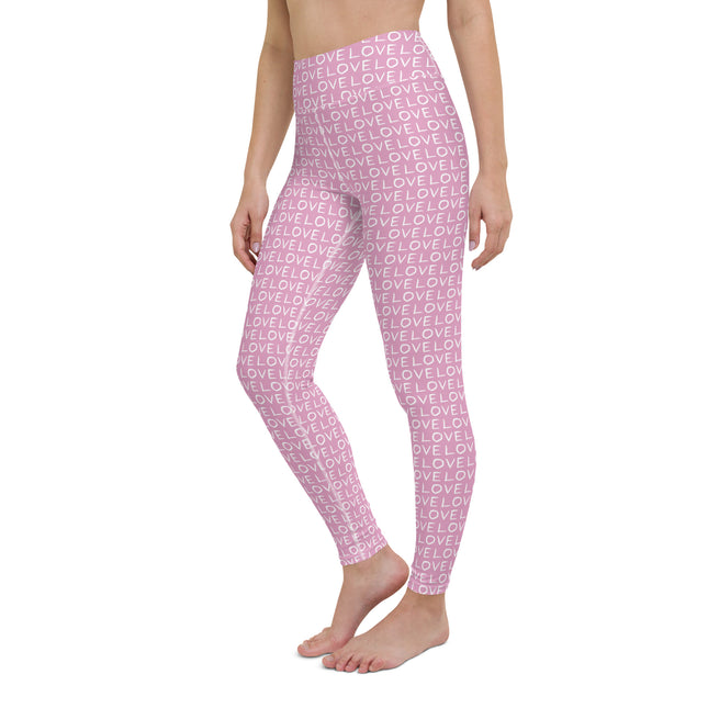 Pink Love High-Waisted Leggings