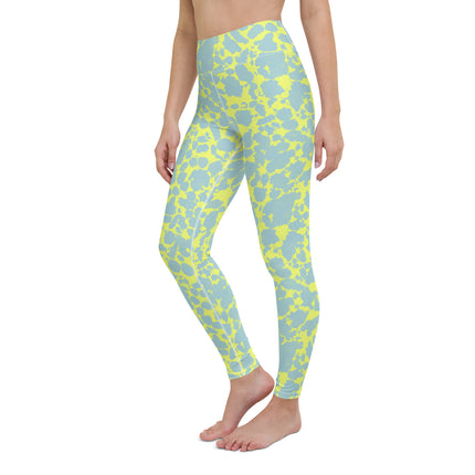 Leggings de cintura alta con topacio verde azulado