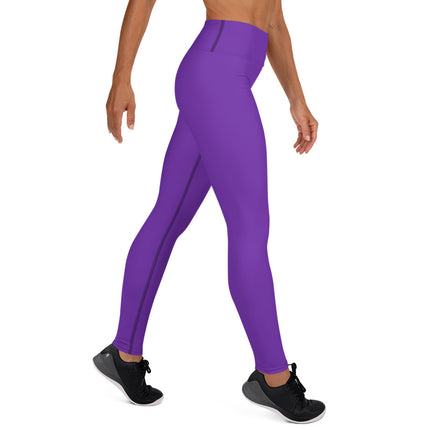 Leggings de cintura alta (yoga) Grape