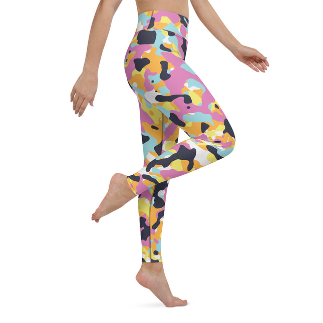 Leggings de cintura alta con estampado de camuflaje Sunset Mirage