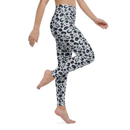 Leggings de cintura alta con estampado de leopardo Snow Bloom