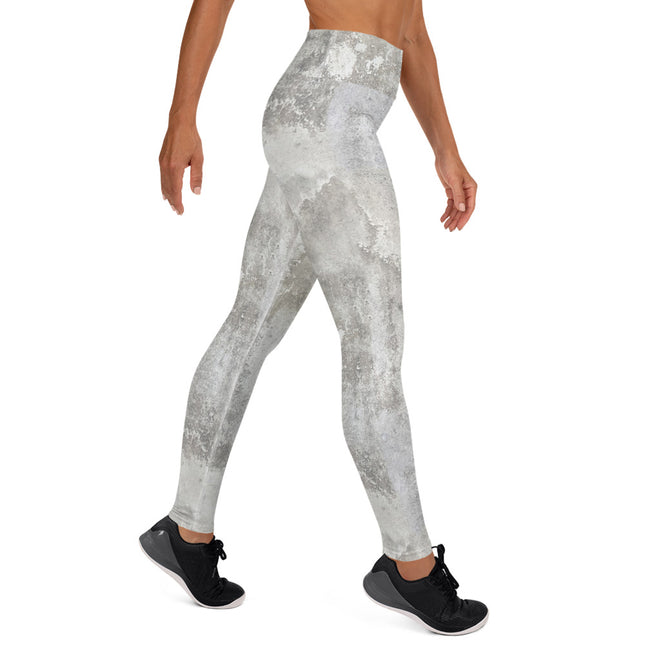 Stone Grunge High-Waisted Leggings