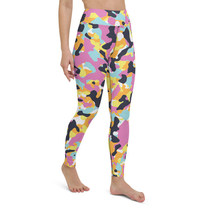 Leggings de cintura alta con estampado de camuflaje Sunset Mirage