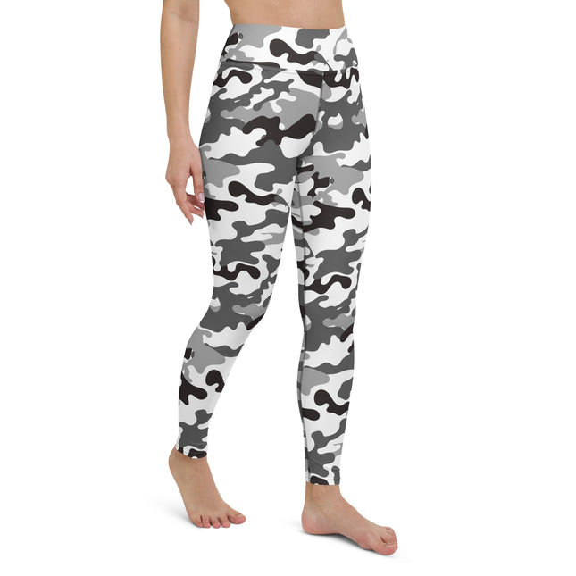 Snow White Sport Camo High-Waisted Leggings