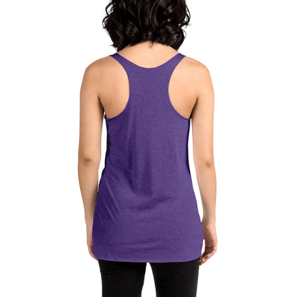 Camiseta sin mangas con espalda cruzada VividBod Purple Rush para mujer