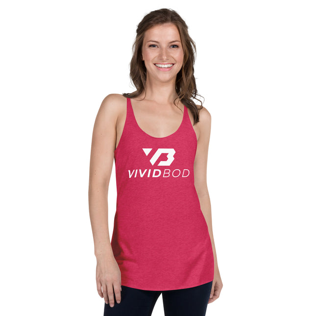 VividBod Women's Red Racerback Tank