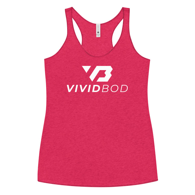 VividBod Women's Red Racerback Tank